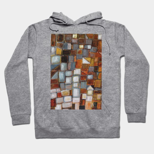 Mosaic on the wall Hoodie by IGDecorArt